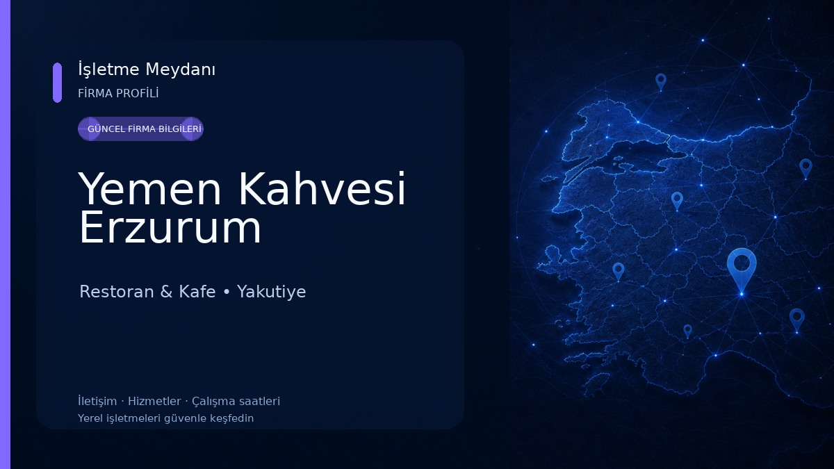Yemen Kahvesi Erzurum Restoran & Kafe