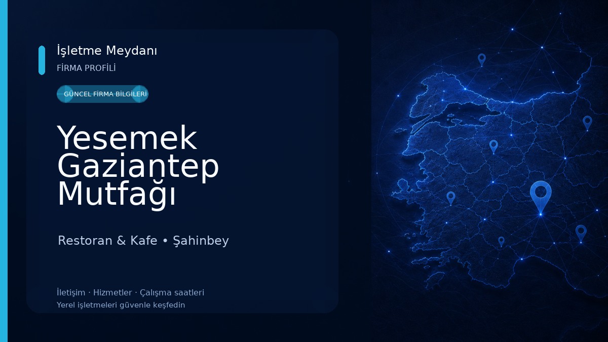 Yesemek Gaziantep Mutfağı Restoran & Kafe