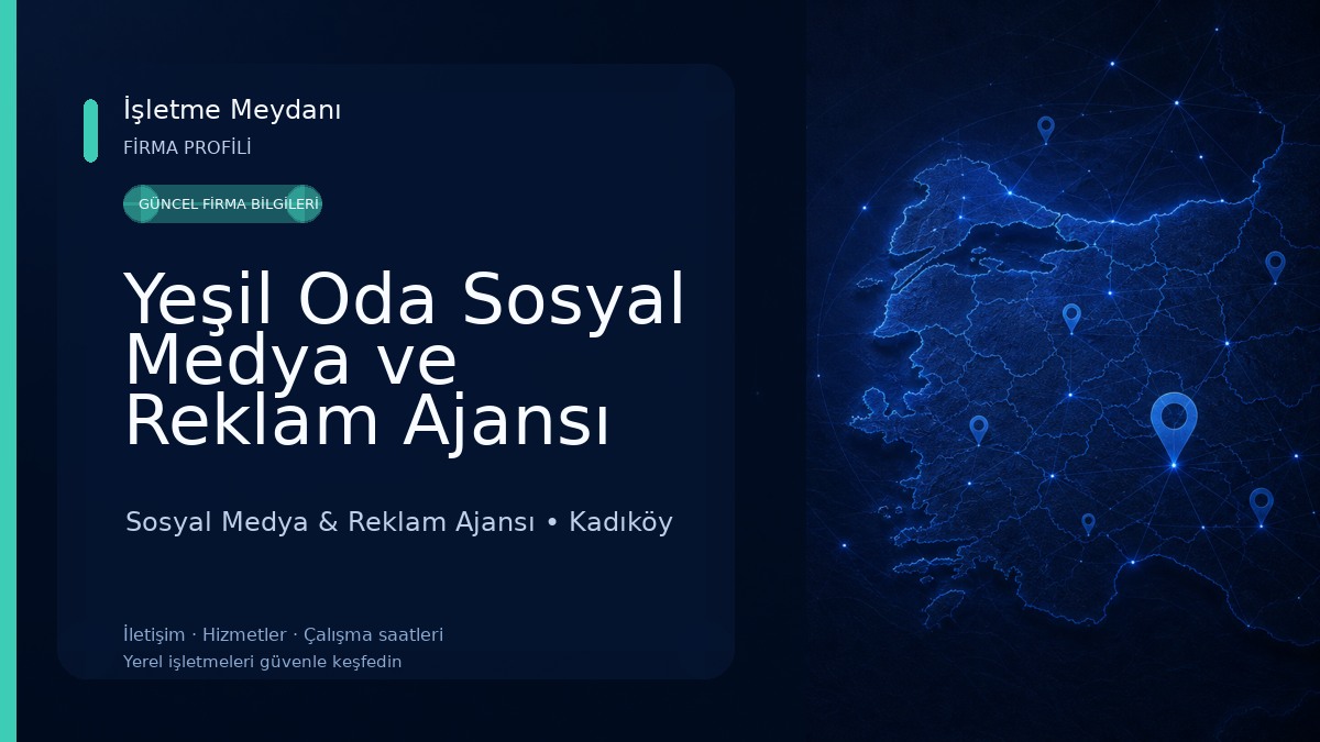 Yeşil Oda Sosyal Medya ve Reklam Ajansı Sosyal Medya & Reklam Ajansı