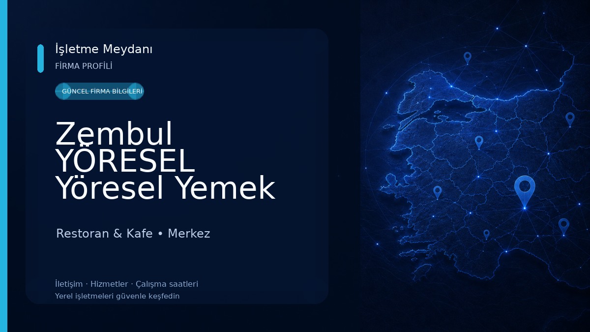 Zembul YÖRESEL Yöresel Yemek Lokantası-Kahvaltı -Kafe Restoran & Kafe
