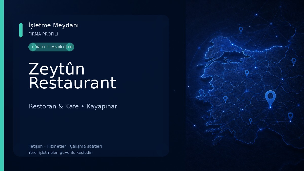 Zeytûn Restaurant Restoran & Kafe